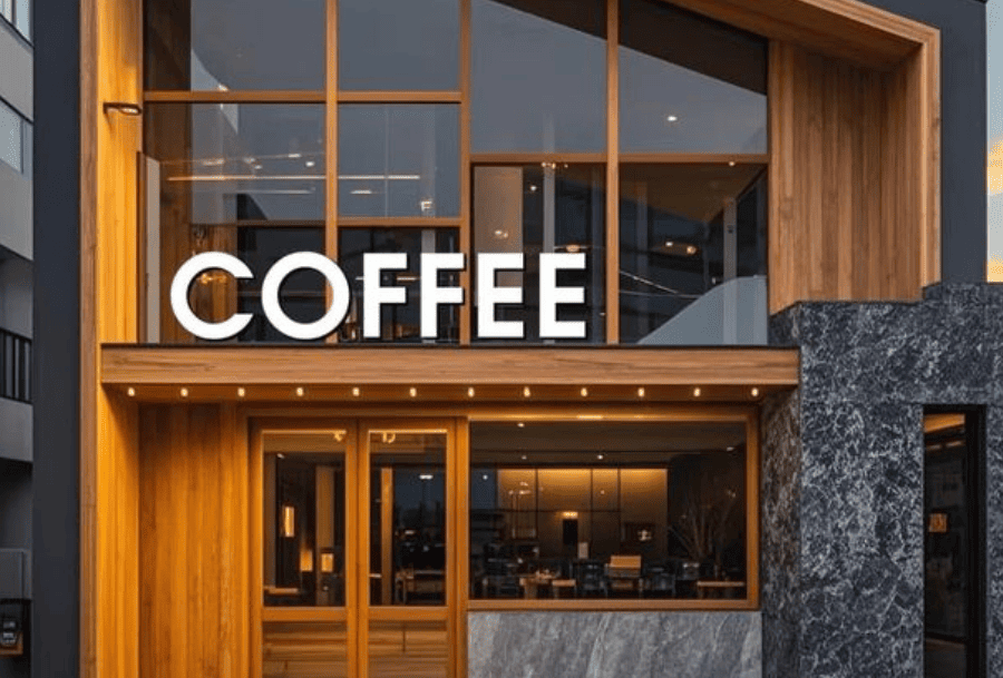 restaurant signboards